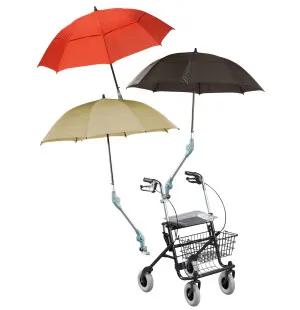 Paraply/ Parasoll  till rollator, rullstol eller barnvagn image