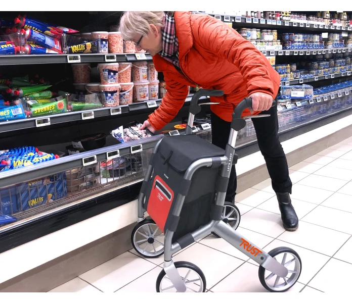 lets shop trust care outdoor shopping rollator walker trolley kuva